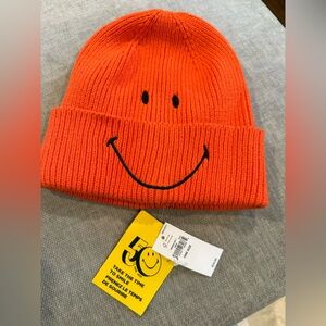 NWT - Gap Kids Smiley Hat Orange